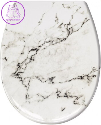  WC sedátko duroplast Marble 37x45cm-2024