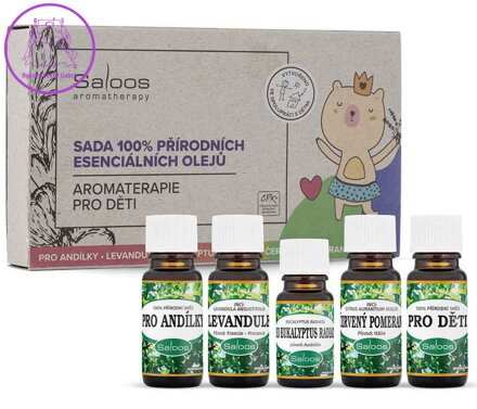 Sada esenciálních olejů - Aromaterapie pro děti 