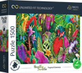 TREFL Puzzle UFT Blooming Paradise: Tropická zeleň 1500 dílků