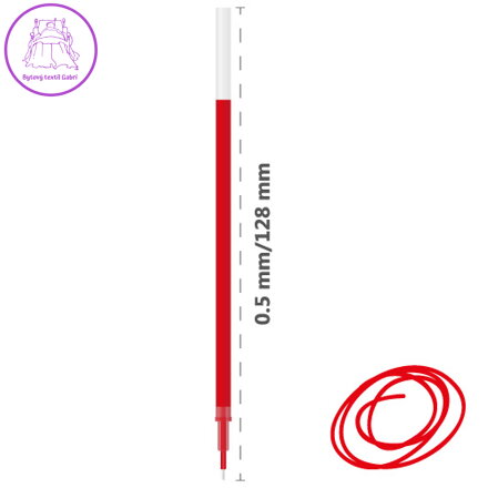 Náplň gelová DONG-A JellZone 0.5mm / červená 13 red