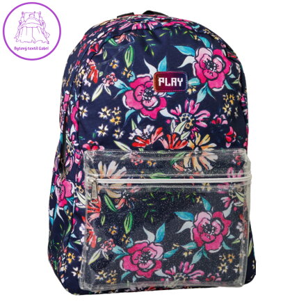 Školní batoh POP School, Pattern Flowers