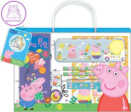 JIRI MODELS Zábavná taštička s penálem prasátko Peppa Pig