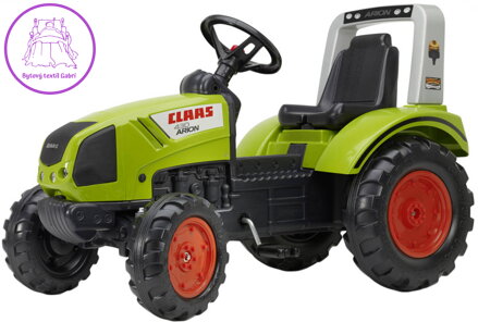 FALK Traktor Claas Arion 430 šlapací Zelený vozítko s klaksonem