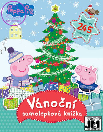 JIRI MODELS Samolepková knížka Vánoce s Peppou (Peppa Pig)