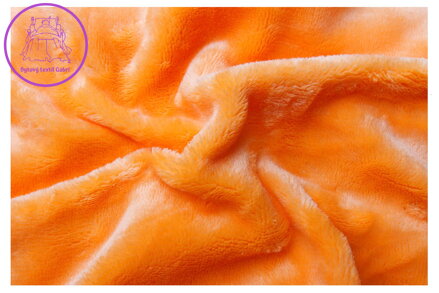 Svitap Prostěradlo mikroflanel oranžová (svítivě)  90x200x20 cm