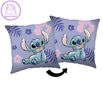 Jerry Fabrics Polštářek Lilo a Stitch 35x35 cm