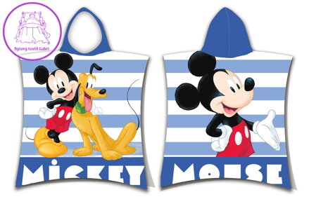 Jerry Fabrics Pončo Mickey stripe 50x115 cm