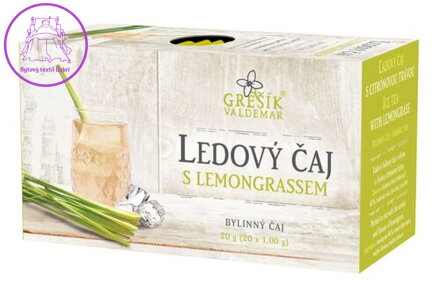Grešík Ledový čaj s lemongrassem 20 x 1,0 g