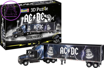 3D puzzle Kamion s přívěsem AC,DC 128 dílků