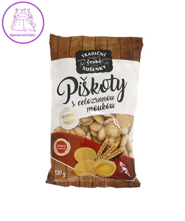 Piškoty s celozrnnou moukou 120g Perník 1447