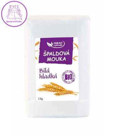 Špaldová BIO mouka bílá hladká 1kg ZP 4801