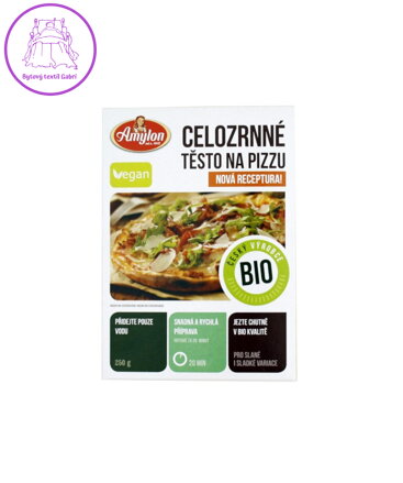 BIO Celozrnné těsto na pizzu 250g Amylon 200