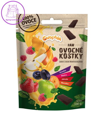 Ovocné kostky mix 5-ti chutí 130g Ovocňák NOVINKA 5086