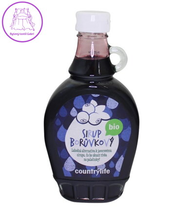 Sirup borůvkový  BIO 250ml Country Life 2157