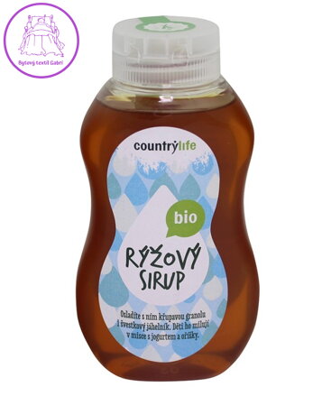 Sirup rýžový 250ml BIO COUNTRY LIFE 2165