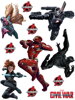 Samolepící dekorace dětská Disney Avengers DK 1799