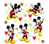 Samolepící dekorace na zeď 30x30cm Mickey Mouse - DKS 3802-2022