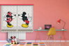 Dětské dekorační závěsy s potiskem 180x160cm - Disney Mickey Mouse 4371