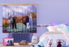 Dětské dekorační závěsy s potiskem 180x160cm - Disney Ledové království 4374