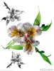 Samolepící dekorace Bílá orchidej F 0465