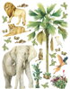  Samolepící dekorace na zeď 65x85cm Dino  DK789 - 004