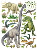 Samolepící dekorace na zeď 65x85cm Dino DK791 - 002