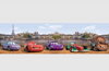 Samolepící bordura do dětského pokoje Disney Cars - WBD 8081