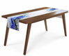  Běhoun na stůl - Modré a bílé květy více rozměrů