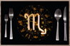 Prostírání na stůl - Symbol znamení Štír (23.10. - 22.11.) 