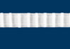 Řasící páska bílá tužková šíře 35mm 1:2 bal. 50m Mad - Mistral 04040030011
