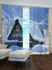 Exkluzivní zatemňovací závěsy Black out s potiskem 2x145x250cm - S3485