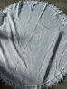 Ubrus bílý přírodní s krajkou kulatý 120cm SKLADEM
