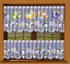 Metrážové vitrážkové záclony malované W-Švestky 624584 ( více rozměrů )