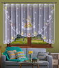 Záclona kusová oblouková velikonoční 300x150cm W-Zajíc 98500 SKLADEM
