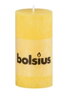 Bolsius Rustic Válec 68x130mm žlutá svíčka