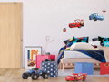 Dětská samolepka na zeď 30x30cm - Disney Cars McQueen a Sally