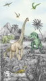  Dětský závěs kusový 140x245cm Dino FCSL276 - 001