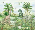 Dětské závěsy kusové 2x90x160cm Dino FCSXL316 - 002