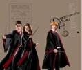  Dětské závěsy kusové 2x90x160cm Harry Potter FCSXL321 - 410