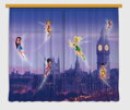 Dětské dekorační závěsy s potiskem 180x160cm - Disney Víly v Londýně 4314