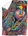  Fleecová fotodeka - indiánka art více rozměrů