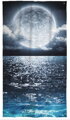 Osuška s potiskem 70x140cm - Měsíc