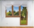 Voálová draperie 600x160cm bílá Fir-A11 ( více barev lemovek )