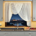 Voálová záclona ( mačkaný voál ) s lemovkou 400x160cm Fir-M104