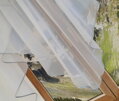 Voálová záclona s lemovkou 400x150cm Fir-Olga ( mnoho barev lemovek )