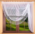 Voálová záclona s provázky 300x150cm Fir-S2