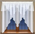 Voálová záclona s lemovkou 300x150cm Fir-S35 ( mnoho barev lemovek )