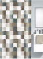 Koupelnový textilní závěs Check 180x200cm ( více barev ) 2024