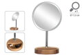 Kosmetické zrcadlo Timber Mirror Ø 17,0 cm natur 2024