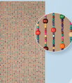Dřevěný korálkový závěs do dveří 90x230cm - Colorful 2026 